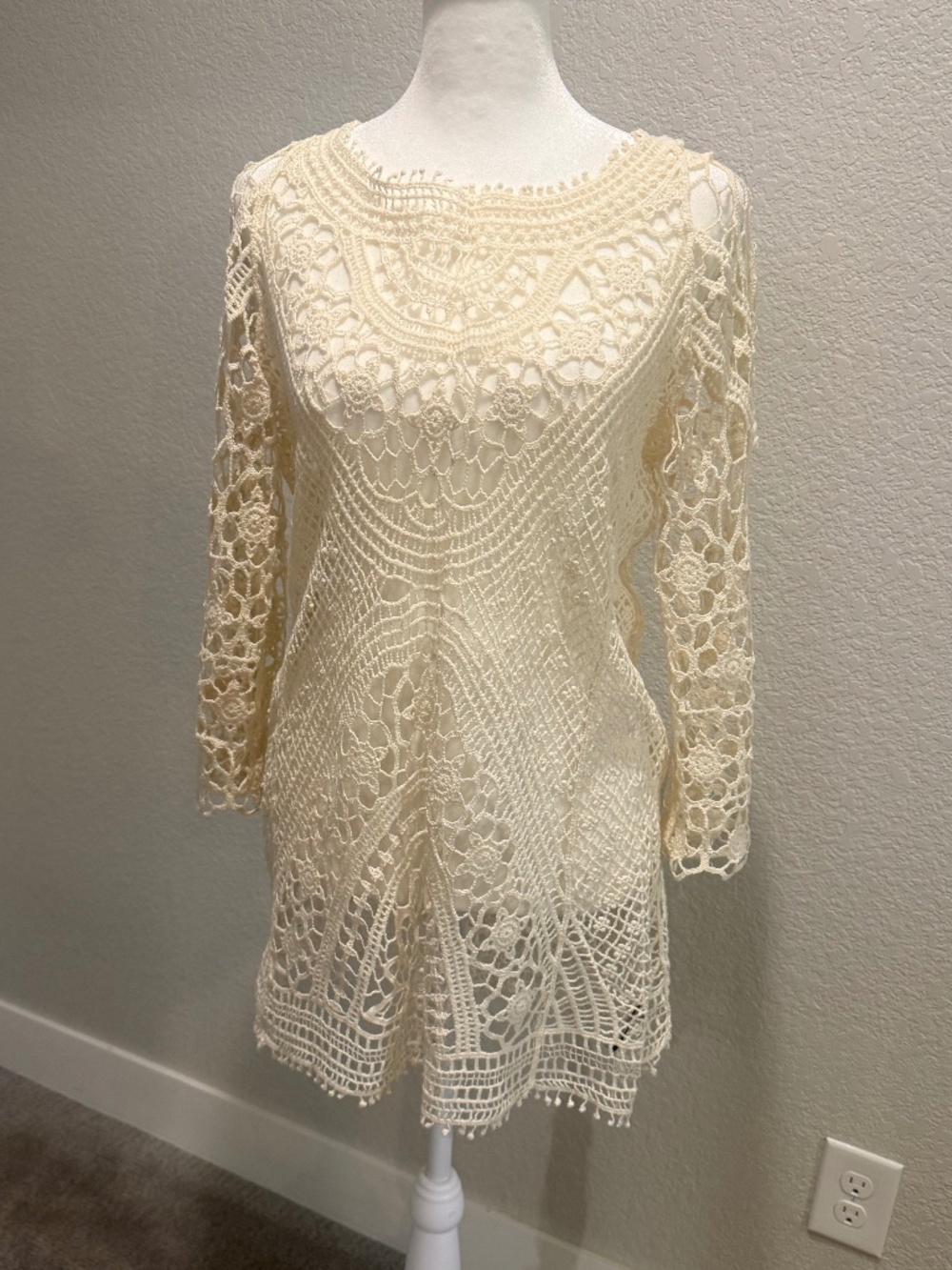 Cecico Crochet Lace Top
